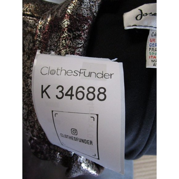 Joseph Ribkoff Jacket 6 Blazer Coat Snake Skin Career Shiny 1 Button - Picture 10 of 10